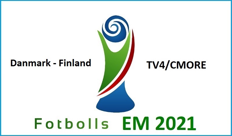 Danmark - Finland i Fotbolls EM 2021