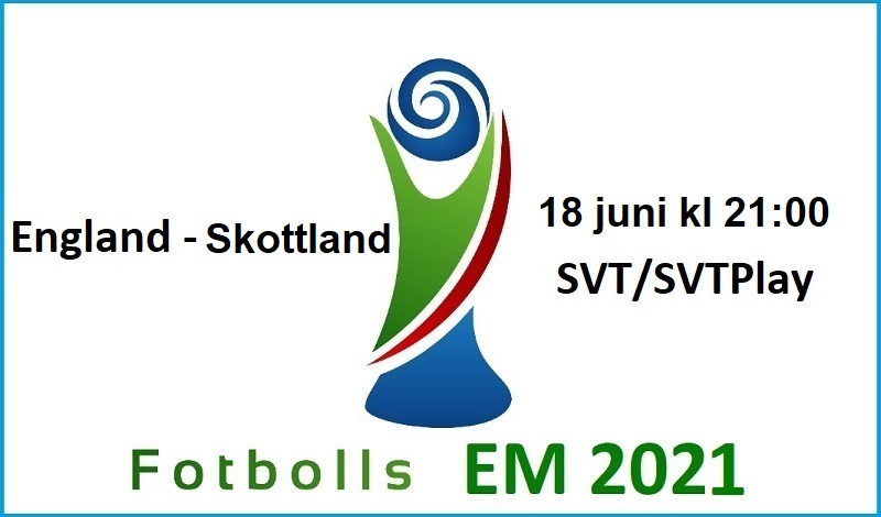 England - Skottland i Fotbolls EM 2021