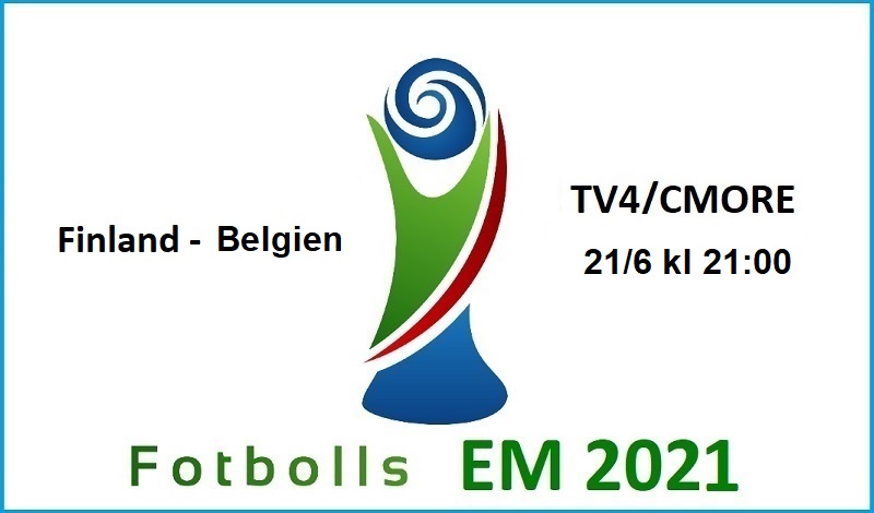 Finland - Belgien i Fotbolls EM 2021