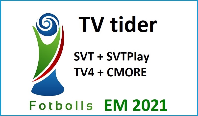 Fotbolls EM 2021 Tv tider
