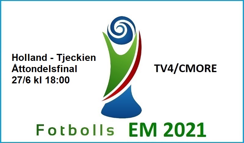 Holland - Tjeckien i Fotbolls EM 2021