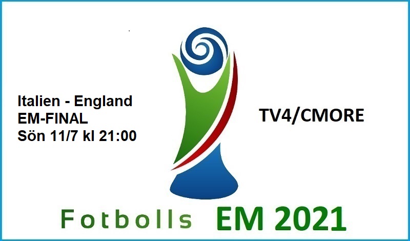 Italien - England i Fotbolls EM 2021