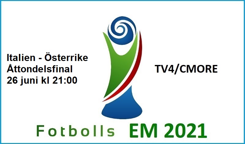 Italien - Österrike i Fotbolls EM 2021
