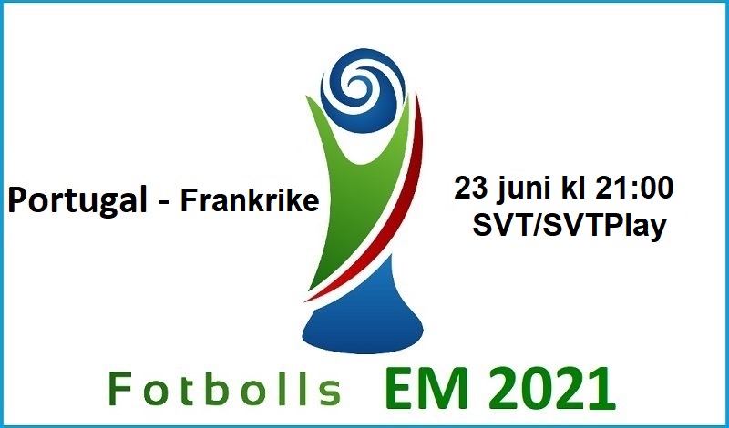 Portugal - Frankrike i Fotbolls EM 2021