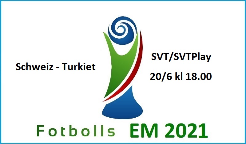 Schweiz - Turkiet i Fotbolls EM 2021