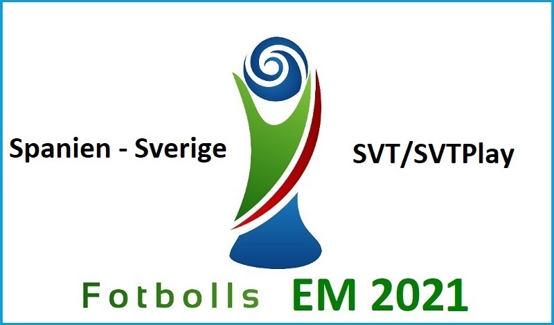 Spanien - Sverige i Fotbolls EM 2021